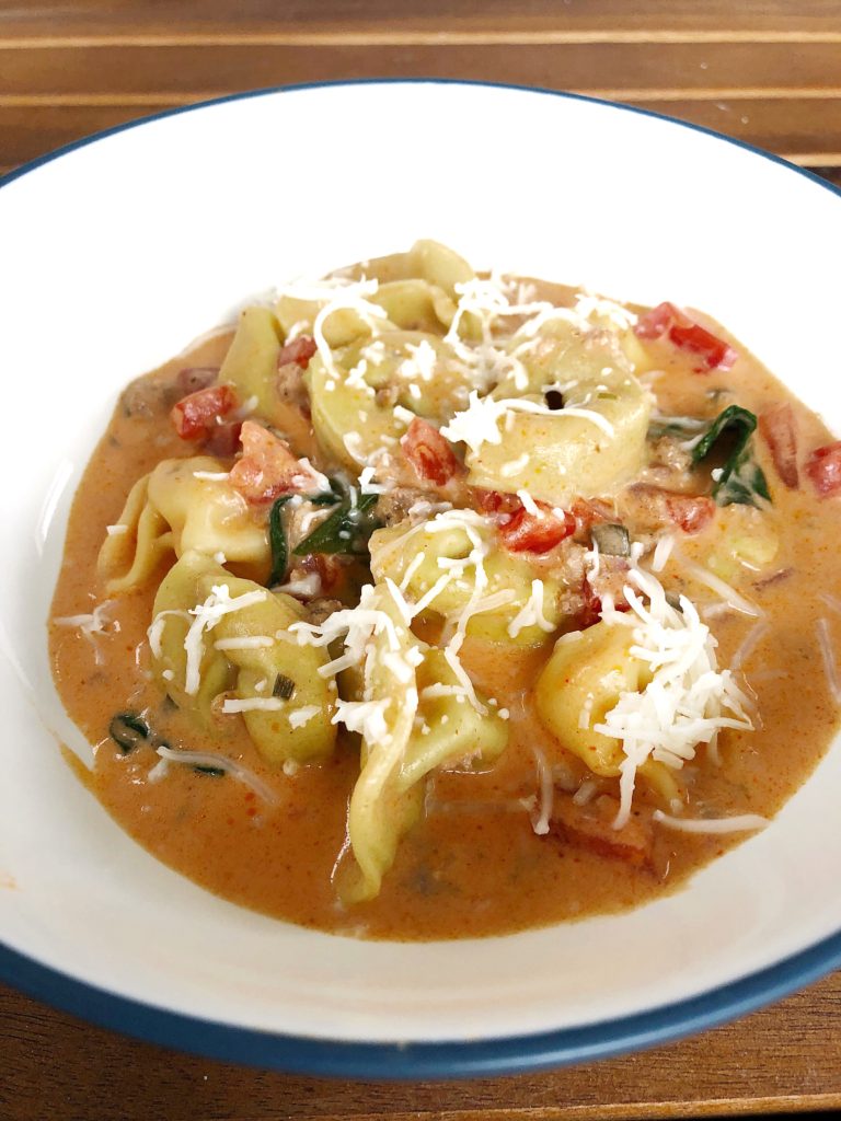 Italian Sausage Cheese Tortellini Soup – From The Free Table